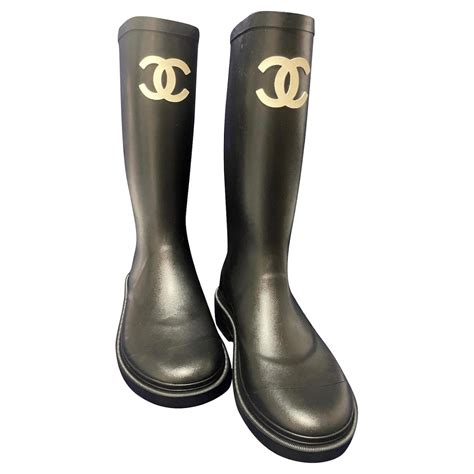 chanel gummistiefel|chanel shoe store.